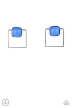 Load image into Gallery viewer, Paparazzi Earring - FLAIR and Square - Blue