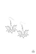 Load image into Gallery viewer, Paparazzi Earring - Lotus Ponds - Silver
