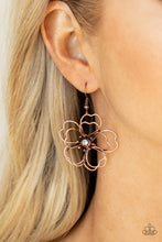 Load image into Gallery viewer, Paparazzi Earring - Petal Power - Copper