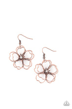 Load image into Gallery viewer, Paparazzi Earring - Petal Power - Copper