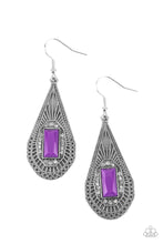 Load image into Gallery viewer, Paparazzi Earring - Deco Dreaming - Purple