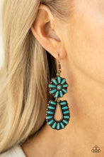 Load image into Gallery viewer, Paparazzi Earring - Badlands Eden - Brass