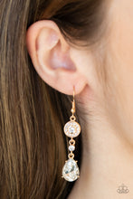 Load image into Gallery viewer, Paparazzi Earring - Graceful Glimmer - Gold