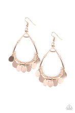 Load image into Gallery viewer, Paparazzi Earring - Meet Your Music Maker - Rose Gold
