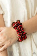 Load image into Gallery viewer, Paparazzi Bracelet - Caribbean Canopy - Red