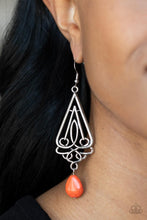 Load image into Gallery viewer, Paparazzi Earring - Transcendent Trendsetter - Orange