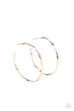 Load image into Gallery viewer, Paparazzi Earring - Radiantly Warped - Rose Gold