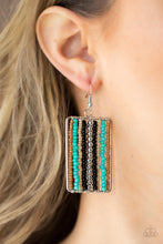Load image into Gallery viewer, Paparazzi Earring - Beadwork Wonder - Black