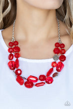 Load image into Gallery viewer, Paparazzi Necklace - Oceanic Opulence - Red