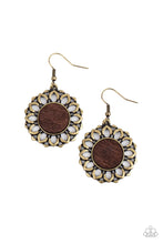 Load image into Gallery viewer, Paparazzi Earring - Farmhouse Fashionista - Brass