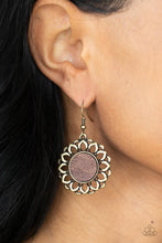 Load image into Gallery viewer, Paparazzi Earring - Farmhouse Fashionista - Brass