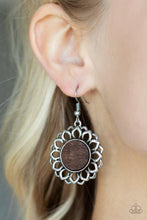 Load image into Gallery viewer, Paparazzi Earring - Farmhouse Fashionista - Brown