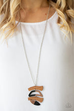Load image into Gallery viewer, Paparazzi Necklace - A WOODWORK In Progress - Black