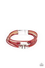 Load image into Gallery viewer, Paparazzi Bracelet - Tahoe Tourist - Red