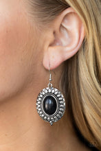 Load image into Gallery viewer, Paparazzi Earring - Mesa Garden - Black