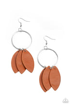 Load image into Gallery viewer, Paparazzi Earring - Leafy Laguna - Brown