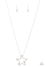 Load image into Gallery viewer, Paparazzi Necklace - I Pledge Allegiance to the Sparkle - White
