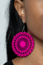 Load image into Gallery viewer, Paparazzi Earring - Island Sun - Pink
