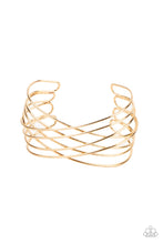 Load image into Gallery viewer, Paparazzi Bracelet - Strike Out Shimmer - Gold