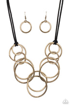 Load image into Gallery viewer, Paparazzi Necklace - Spiraling Out of COUTURE - Brass