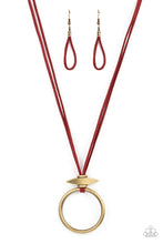 Load image into Gallery viewer, Paparazzi Necklace - Noticeably Nomad - Red