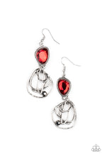Load image into Gallery viewer, Paparazzi Earring - Galactic Drama - Red