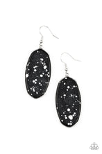 Load image into Gallery viewer, Paparazzi Earring - Stone Sculptures - Black