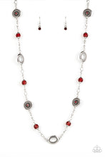 Load image into Gallery viewer, Paparazzi Necklace - Glammed Up Goals - Red