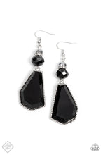 Load image into Gallery viewer, Paparazzi Earring - Defaced Dimension - Black