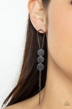 Load image into Gallery viewer, Paparazzi Earring - Bolo Beam - Black