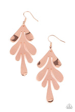 Load image into Gallery viewer, Paparazzi Earring - A FROND Farewell - Copper