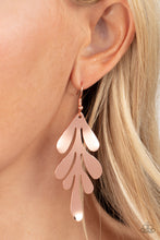 Load image into Gallery viewer, Paparazzi Earring - A FROND Farewell - Copper