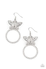 Load image into Gallery viewer, Paparazzi Earring - Paradise Found - White