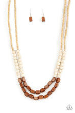 Load image into Gallery viewer, Paparazzi Necklace - Bermuda Bellhop - Brown
