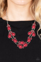 Load image into Gallery viewer, Paparazzi Necklace - Botanical Banquet - Red
