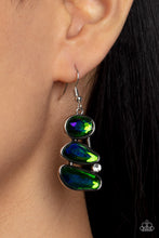 Load image into Gallery viewer, Paparazzi Earring - Gem Galaxy - Green