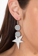 Load image into Gallery viewer, Paparazzi Earring - Star Bizarre - Silver