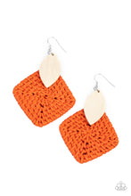 Load image into Gallery viewer, Paparazzi Earring - Sabbatical WEAVE - Orange