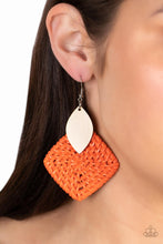 Load image into Gallery viewer, Paparazzi Earring - Sabbatical WEAVE - Orange