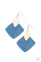 Load image into Gallery viewer, Paparazzi Earring - Sabbatical WEAVE - Blue