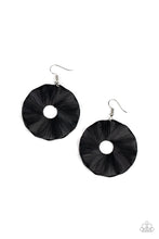 Load image into Gallery viewer, Paparazzi Earring - Fan the Breeze - Black