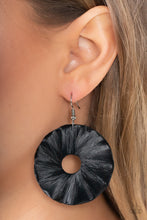 Load image into Gallery viewer, Paparazzi Earring - Fan the Breeze - Black