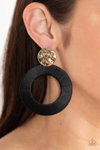 Load image into Gallery viewer, Paparazzi Earring - Strategically Sassy - Black