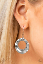 Load image into Gallery viewer, Paparazzi Earring - Desert Diversity - Silver