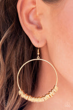 Load image into Gallery viewer, Paparazzi Earring - Retro Ringleader - Gold