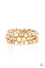 Load image into Gallery viewer, Paparazzi Bracelet - HAUTE Stone - Gold