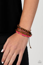 Load image into Gallery viewer, Paparazzi Bracelet - Timberland Trendsetter - Pink