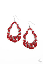 Load image into Gallery viewer, Paparazzi Earring - Tenacious Treasure - Red