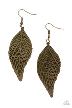 Load image into Gallery viewer, Paparazzi Earring - Leafy Luxury - Green