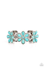 Load image into Gallery viewer, Paparazzi Bracelet - Desert Flower Patch - Blue